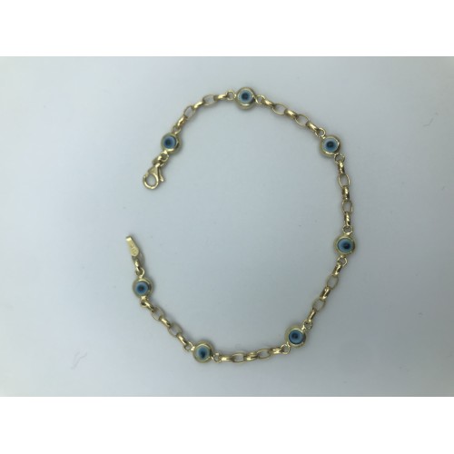 14 Ayar 7 Göz Bileklik 