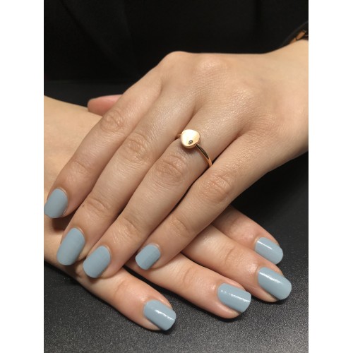 14 Ayar Plaka Model Yüzük