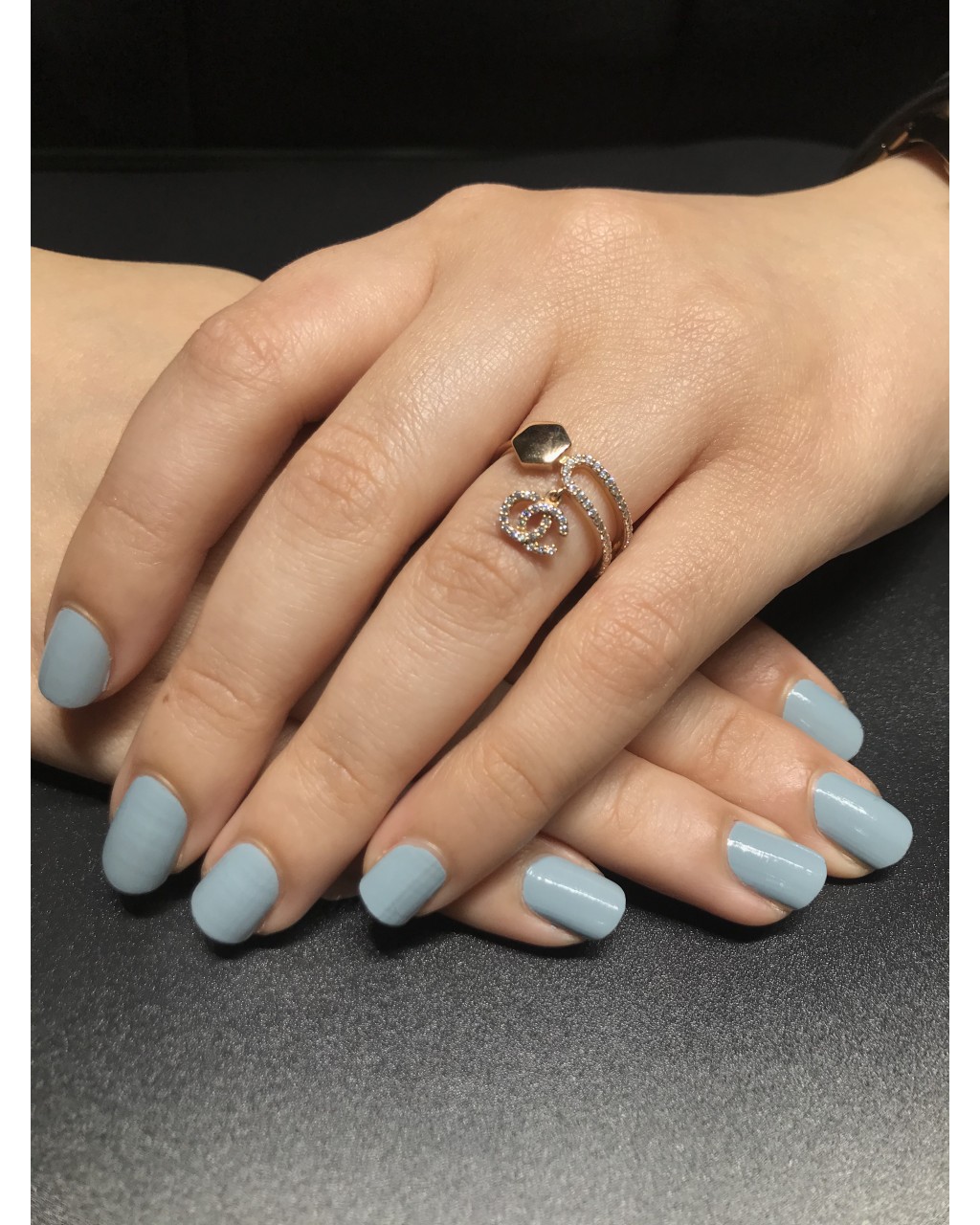 14 Ayar Chanel Model Yüzük